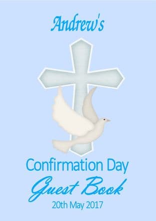 Personalised Boy or Girl Confirmation Guest Booklet