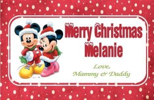 Personalised Christmas Chocolate Bar Wrapper Design 8