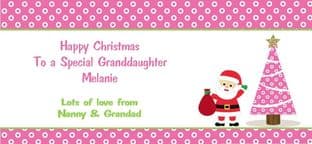 Personalised Christmas Gift Wallet for Money, Vouchers, Concert Tickets etc. Design 3