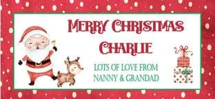 Personalised Christmas Gift Wallet for Money, Vouchers, Concert Tickets etc. Design 8