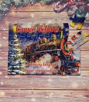 Personalised Christmas Polar Express Inspired Jigsaw