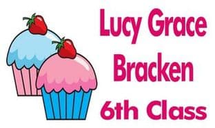 Personalised Cupcakes School Book Stickers