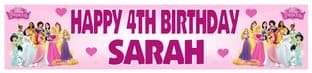Personalised Disney Princess Banner