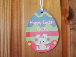 Personalised Easter Egg Hanging Ornament Design 1
