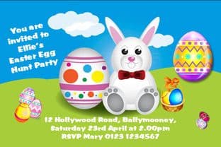 Personalised Easter Party or Egg Hunt Invitations 2