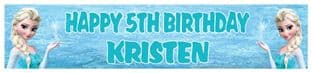 Personalised Elsa Banner