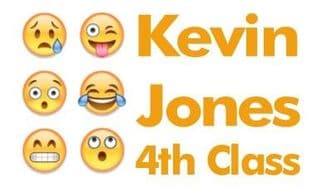 Personalised Emojis School Book Stickers