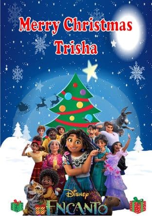 Personalised Encanto Christmas Card