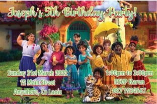 Personalised Encanto Invitations