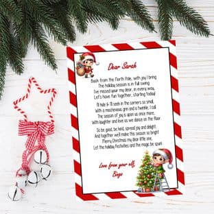 Personalised Family Elf Hello Letter