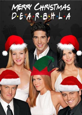 Personalised Friends Christmas Card