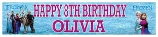 Personalised Frozen Banner