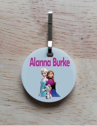 Personalised Frozen Jacket Zipper Pull
