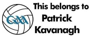 Personalised Gaelic Football Keyring School Bag Name Tag