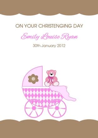Personalised Girl Christening Card (5)