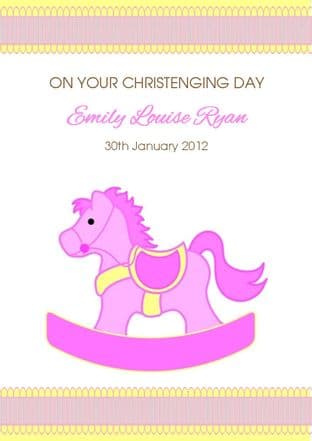 Personalised Girl Christening Card (6)