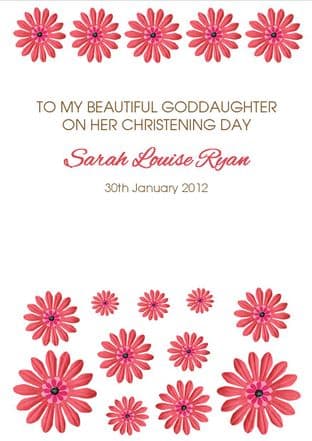 Personalised Girl Christening Card (7)