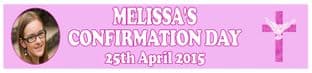 Personalised Girl Confirmation Banner Design 3