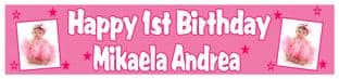 Personalised Girl Photo Banner Design 1