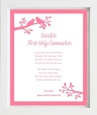 Personalised Girls First Holy Communion Print Design 2