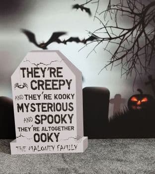 Personalised Grave Headstone Decoration Sign Design 1