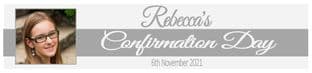 Personalised Grey Photo Confirmation Banner