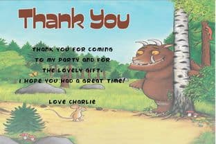 Personalised Gruffalo Thank You Cards