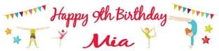Personalised Gymnastics Banner