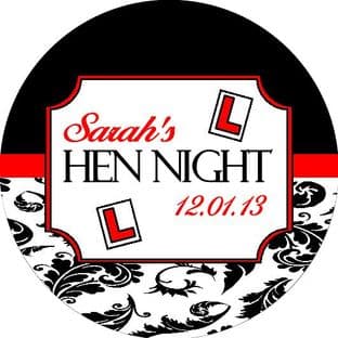 Personalised Hen Night Sticker Design 11