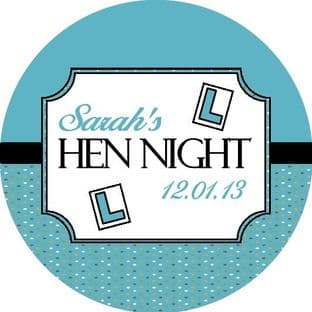 Personalised Hen Night Sticker Design 14