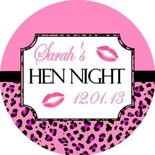 Personalised Hen Night Sticker Design 15