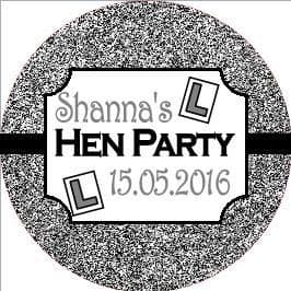 Personalised Hen Night Sticker Design 17