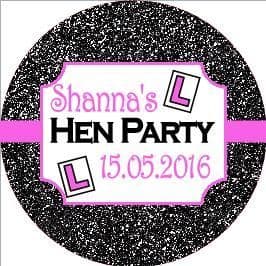 Personalised Hen Night Sticker Design 18
