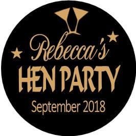 Personalised Hen Night Sticker Design 22