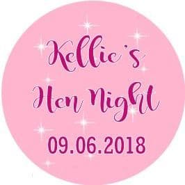 Personalised Hen Night Sticker Design 23