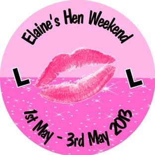 Personalised Hen Night Sticker Design 4