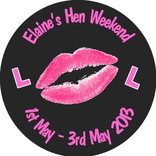 Personalised Hen Night Sticker Design 5