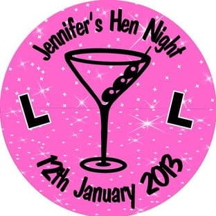 Personalised Hen Night Sticker Design 8