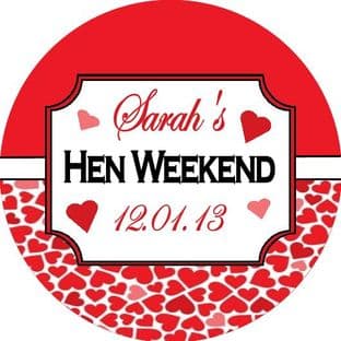 Personalised Hen Night Sticker Design 9
