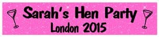 Personalised Hen Party Banner Design 1