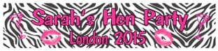 Personalised Hen Party Banner Design 2