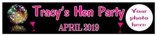 Personalised Hen Party Banner Design 8
