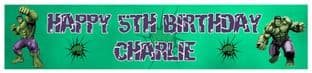 Personalised Hulk Banner