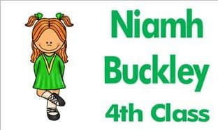 Personalised Irish Dancing Girl School Book Stickers