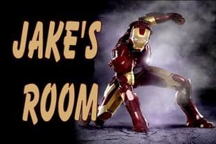 Personalised Iron Man Door Plaque