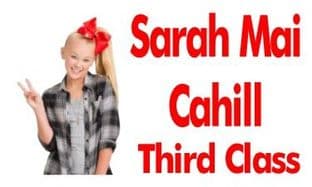 Personalised Jo Jo Siwa School Book Stickers