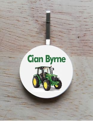 Personalised John Deere Tractor Jacket Zipper Pull