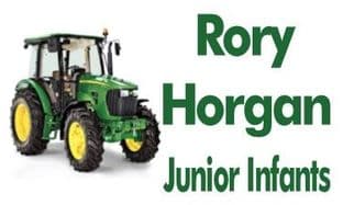 Personalised John Deere Tractor School Book Stickers