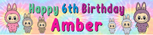 Personalised Labubu Banner