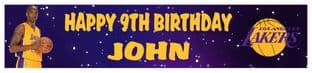 Personalised Lakers Banner